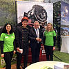 (von links) Jasmin Schmerbach, Christian Brinkmann, Minister Wolf, Nadine Götz.