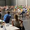 Gut 100 Bürgerinnen und Bürger verfolgten am Dienstagabend die Diskussion im Gemeinderat zum Standort für die neue Albert-Merglen-Schule.