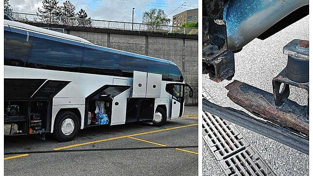 Mit einem total verrosteten, voll besetzten Reisebus wurde der Fahrer (57) im April in Neuhausen am Rheinfall gestoppt. Und das war noch ...