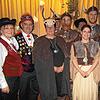 In Hintschingen werden verdiente Narren geehrt (von links): Hasenchefin Marlies Aschmann, Landvogt Raily Mink, Evelyn Münzer, Christian ...