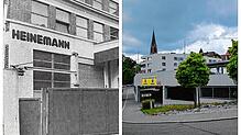 Die Frontansicht des Verwaltungsgebäudes der Firma Heinemann zur SÜDKURIER-Berichterstattung im Jahr 1994. Schon damals wurden ...