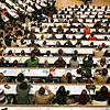 Ein volles Audimax: Studenten beklagen, dass ihnen der Austausch fehlt.