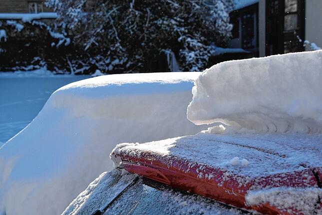 Bild 19: Und noch mehr Schnee! Die weißen Berge türmen sich in Stockach