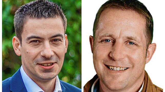 Philipp Studinger (CDU-Fraktionssprecher, links) und Harald Würtenberger (Fraktionssprecher Freie Wähler) gerieten wegen ...