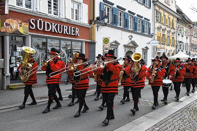 Bild 2: Bilder vom Narrenbaum-Umzug in Stockach mit Schaulustigen