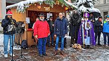 Ähnlich schön wie 2023 soll der Weihnachtsmarkt in Engen 2024 werden. Ob es wieder schneien wird, ist allerdings noch nicht absehbar.