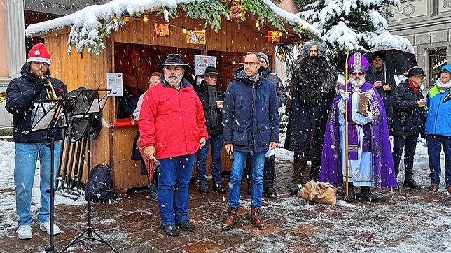 Ähnlich schön wie 2023 soll der Weihnachtsmarkt in Engen 2024 werden. Ob es wieder schneien wird, ist allerdings noch nicht absehbar.