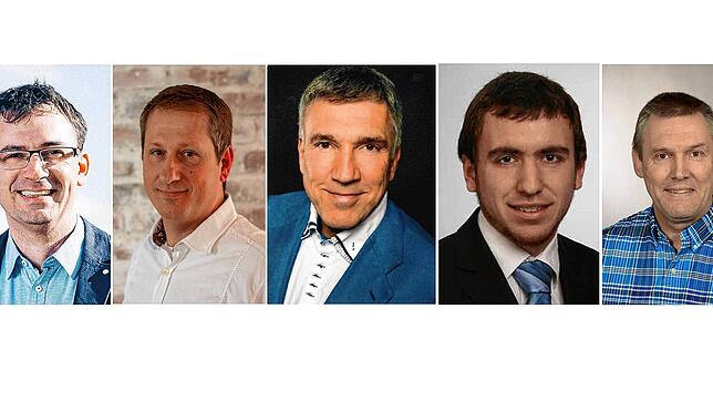 Christian Dröse (links) und Manfred Krüger (rechts) werden sich erneut um die Bürgermeisterstelle in Herrischried bewerben. Vito Doria ...