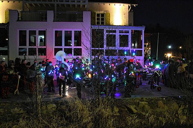 Bild 45: Bilder vom Nachtumzug beim Kleggau-Narrentreffen am Samstag