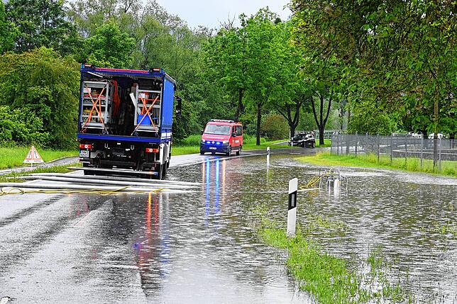 Bild 3: Bilder: Hochwasser-Großeinsatz Kläranlage Stockacher Aach