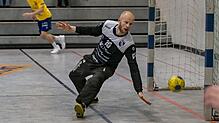 Torwart Erik Seeger sicherte sich mit dem TuS Steißlingen einen 40:20-Kantersieg gegen das Oberliga-Schlusslicht SG Scutro.