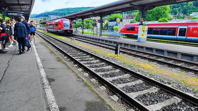 Auf der Hochrheinbahn ist der Halbstundentakt in der Hauptverkehrszeit schon jetzt Wirklichkeit, ergänzt um die stündlichen RE in ...