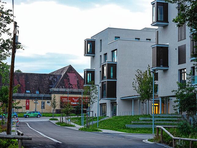 Fallenbrunnen Mitte entsteht derzeit noch mit Hotel und Wohnkomplex zwischen Hochschulen und Kulturorten.