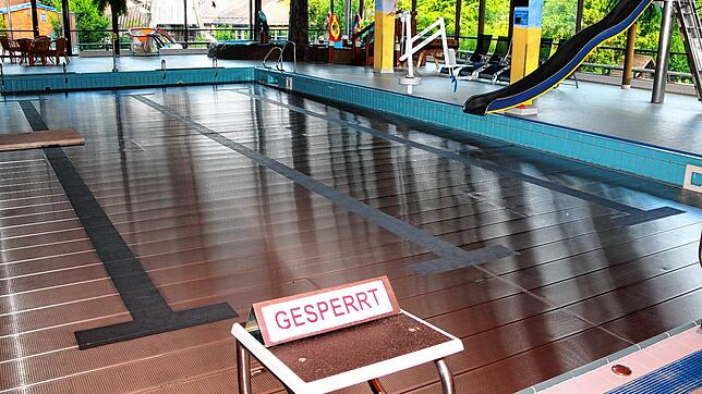Das Wasser im Becken des Unterkirnacher Hallenbads Aqualino ist bereits seit März abgelassen.