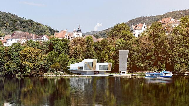 Eine Zukunftsvision für Waldshut: Grafikdesigner Gilberto Cammisa sowie die Architekten Stefan Vatter und Christian Burkhard haben für ...