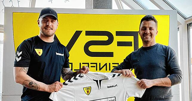 Julian Jäger und Dennis Carmelini vom FSV Rheinfelden