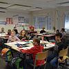 Wie funktioniert Unterricht im Container: Die Klasse 4a hat sich gut eingerichtet. Die Grundschule Leimbach lädt am Samstag, 23. März, ...