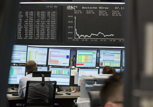 An der Börse – hier ein Blick in die Börse Frankfurt – hat Beate Sander aus einem Startkapital von 30 000 Euro inzwischen eine ...