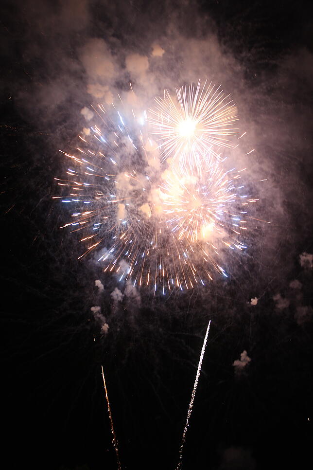 Bild 9: Bilder von Feuershow und Feuerwerk beim Lichterfest in Bad Dürrheim