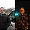 Jens aus Lindau (linkes Bild) hat im polnischen Grenzort Korczowa eine Freundin und deren Kinder aus der Ukraine abgeholt, Iryna und ...