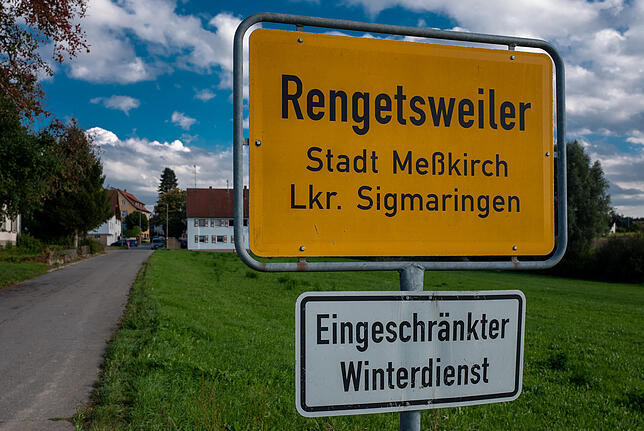 Rengetsweiler hatte man gegen Meßkirch votiert. Nach einem verlorenen Prozess folgte die Zwangseingemeindung.