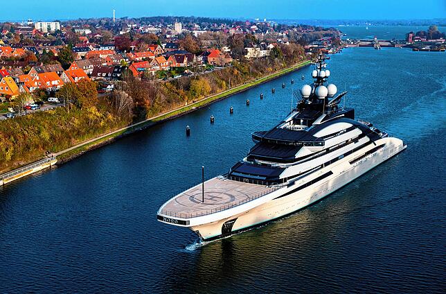 Die Superyacht &bdquo;Nord&ldquo;