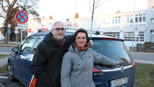 Andreas Menge-Altenburger und seine Frau Silke Altenburger sind seit etwas mehr als einem Jahr beim Car-Sharing-Projekt auf der Baar ...