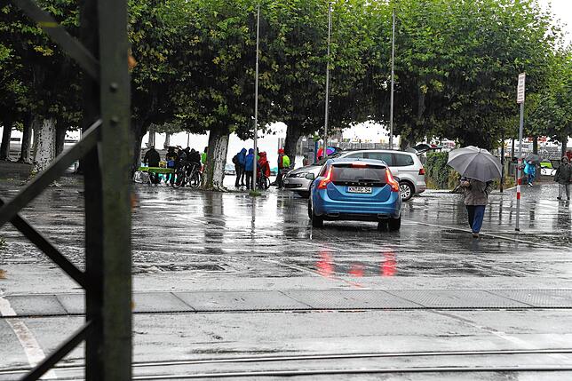 Regen, Sturm, Kälte: So begann der Samstag.