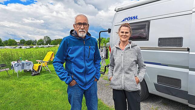 Reinhard und Eva-Marie Vogel aus Friedrichshafen fahren seit vielen Jahren mehrmals im Jahr auf den Wohnmobilplatz in Bad Dürrheim.