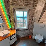 Die schönste Toilette von Konstanz? Das vermutet zumindest Vermieter Manuel Lauble.