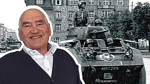 Hans Vogel erinnert sich an das Ende des Zweiten Weltkriegs am Bodensee, als die französischen Truppen in Panzern anrückten. Auf dem ...