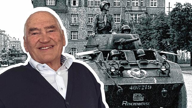 Hans Vogel erinnert sich an das Ende des Zweiten Weltkriegs am Bodensee, als die französischen Truppen in Panzern anrückten. Auf dem ...