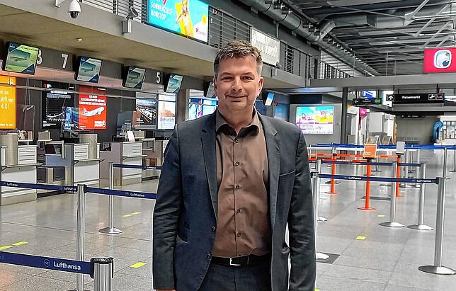 Bernd Behrend, Pressesprecher des Bodensee-Airports Friedrichshafen.