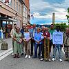 DJ Johannes Lake, Kulturamtsleiterin Corinna Bruggaier, Willi Zöller (Bürgerstiftung), Susanne Baser (Kulturamt), Gebhard Schulz ...