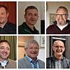 Die acht Ortsvorsteher von Ühlingen-Birkendorf (von links): Moritz Böhler (Berau), Norbert Schwarz (Birkendorf), Ralf Isele (Brenden), ...