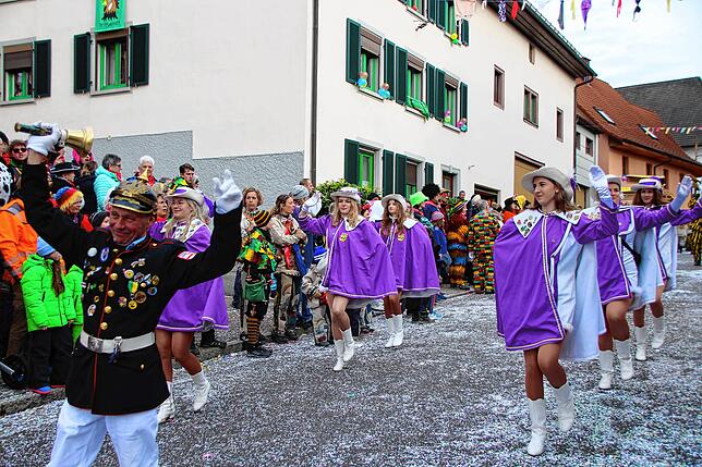 Bild 9: Bilder vom Umzug beim 35. Schlüchttalnarrentreffen &ndash; Teil 1