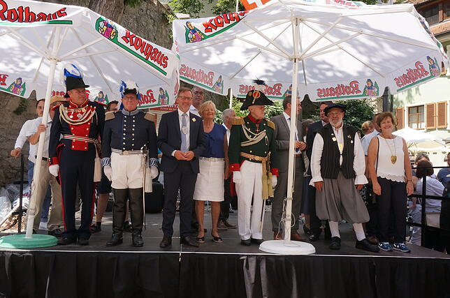 Bild 6: Schwyzertagsumzug in Tiengen 7.7.19