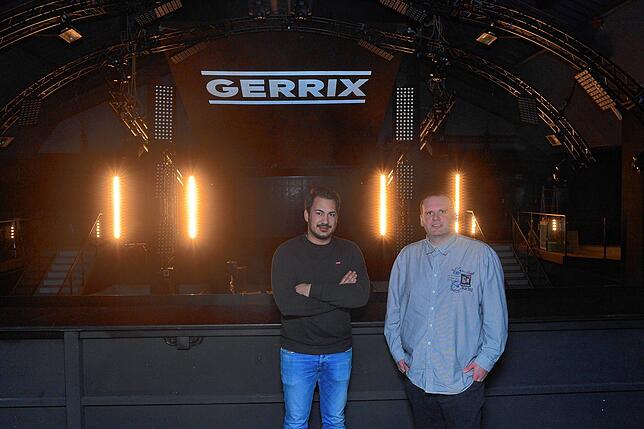 Markus Eberle (links) und Bruno Miguel Goncalves in dem Club in Friedrichshafen, den sie eigentlich vor fast genau einem Jahr mit einem ...