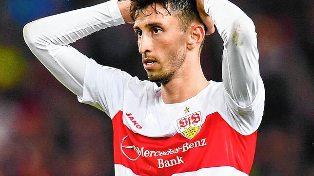 Atakan Karazor 2019 bei einem Spiel des VfB. Der Stuttgarter Fußball-Profi Karazor ist auf Ibiza festgenommen worden.