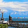 Ein wunderbarer Anblick: Nahezu 100 Segelyachten nahmen bei den Regatten der internationalen Bodenseewoche im Konstanzer Trichter an ...