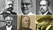 Ihre Namen sollen aus dem Konstanzer Stadtbild getilgt werden: Paul von Hindenburg, Felix Wankel, Werner Sombart, Otto Raggenbass, ...