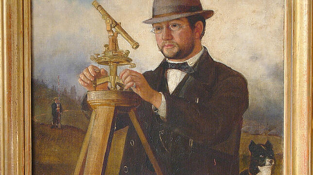 Das Gemälde „Der Geometer“ ist jetzt als Dauerleihgabe im Hans-Thoma-Museum in Bernau zu sehen.