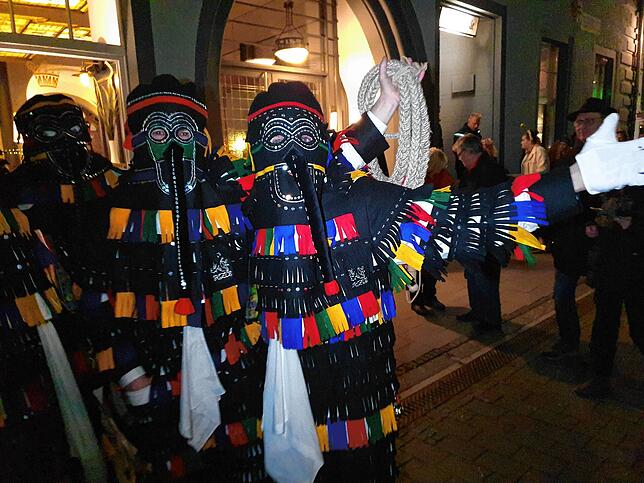 Manuel Schappeler, rechts, als Hänsele.
