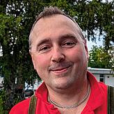 Andreas Czogalla, zweiter Vorsitzender des FC Bayern-Fanclubs „Mia San Hegau“.