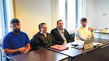 Eine Nacht, die auf brutale Weise eskaliert und für die beiden Angeklagten juristische Folgen hat – hier im Gerichtssaal des Konstanzer ...