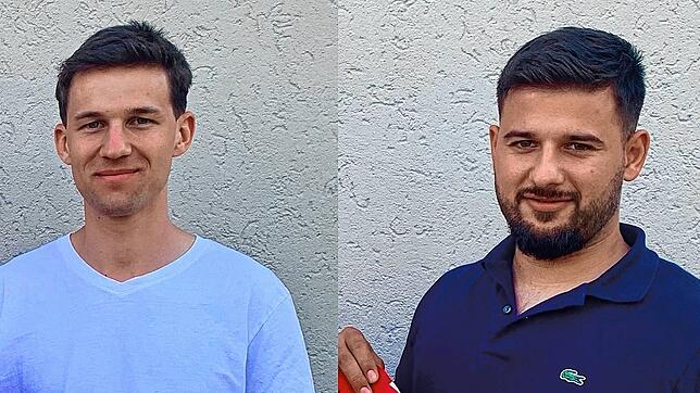 Neu beim VfR Bad Bellingen: Max Scheurer (links) vom SV Weil und Oguz Ozan vom FSV Rheinfelden spielen künftig im Rheinstadion.