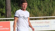 Dominic Fischer, Kapitän der SG Marbach/Rietheim, freut sich über die jüngsten Erfolge seiner Mannschaft.