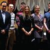 FDP-Kreisvorsitzende Elke Metzler (re.) mit einem Teil des Kandidaten-Teams (v.l.): Rolf Eberle, Konrad Maneth, Konstantin Ruhl, Daniel ...