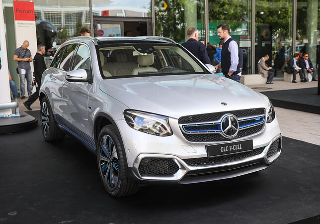 Brennstoffzellenauto Daimler GLC: Daimler hat eine lange Tradition beim Bau von Brennstoffzellenfahrzeugen.
