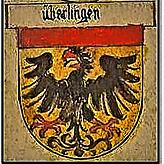 Das einfache alte Wappen der Reichsstadt Überlingen.